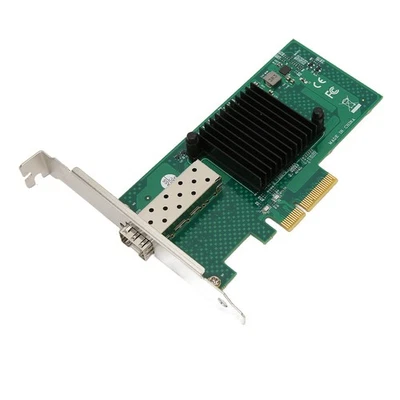ɪPCIe Network Card 10000Mbps PCI Express X4 5.0GT/s SFP LC Optical Fiber Gigabit - Image 1 of 4