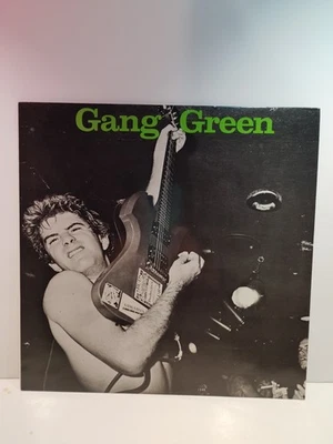 1986 Gang Green "Another Wasted Night" LP Taang! Records Boston Punk + Label Adv - Image 1 of 4