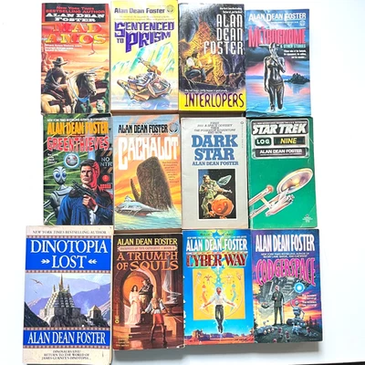 Alan Dean Foster Lot 12 Sci Fi Dinotopia Lost, Star Trek, Commonwealth VTG PB - Image 1 of 4