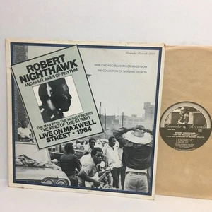 ROBERT NIGHTHAWK HIS FLAMES OF RHYTHM USED 33 RPM LP RECORDS 10ea.TRKS. NICE '79 - Picture 1 of 3
