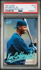 Ken Griffey Jr. 1997 Fleer Ultra Platinum Medallion #P121 PSA 5 EX Mariners HOF