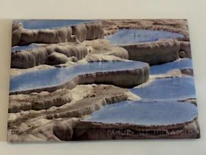 Pamukkale Fridge Magnet Souvenir Turkey - Picture 1 of 4