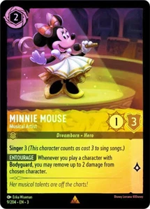 Lorcana COLD FOIL Minnie Mouse - Musical Artist - Into the Inklands # 009 - Bild 1 von 1