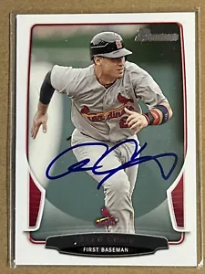 Allen Craig Autographed 2013 Bowman Card St Louis Cardinals - Picture 1 of 1