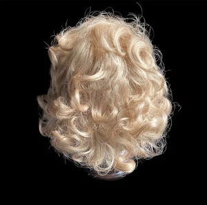 Revlon Wig Curly Sunlit Beige Blond Hair Model 223R Adjustable Cap CLEAN - Picture 1 of 24