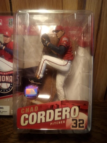 Washington Nationals CHAD CORDERO Action Figure 2006 McFarlane with Original Box Cover