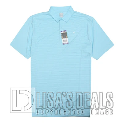 New Mens Callaway Polo Shirt Golf Grey Blue Green Pink L XL XXL - Image 1 of 4