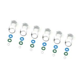 6 Pcs Fuel Injector Seal Set For VW Touareg AUDI A4 A6 S6 Q5 S8 R8 #06E998907G# - Picture 1 of 9