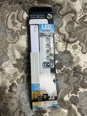 GE 34285 Enbrighten 12" LED Under Cabinet Light Fixture 3000k 5000k 4000k 10w - Image 1 of 3