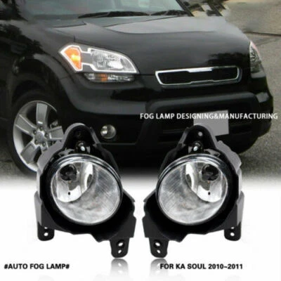 1 par de luces antiniebla antiniebla para parachoques delantero DRL señal de giro para KIA Soul 2010 Foto 1 de 4