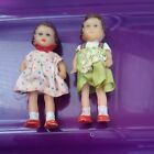 Vintage Ari Rubber Dolls X 2 In Original Traditional Clothing 1950s 1960s