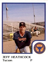 1986 Tucson Toros ProCards #6 Jeff Heathcock Covina California CA Baseball Card