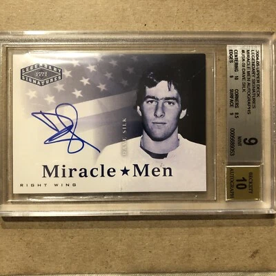 Dave Silk 1980 Team USA Miracle Men 2004-05 Upper Deck Legendary Signatures - Image 1 of 4