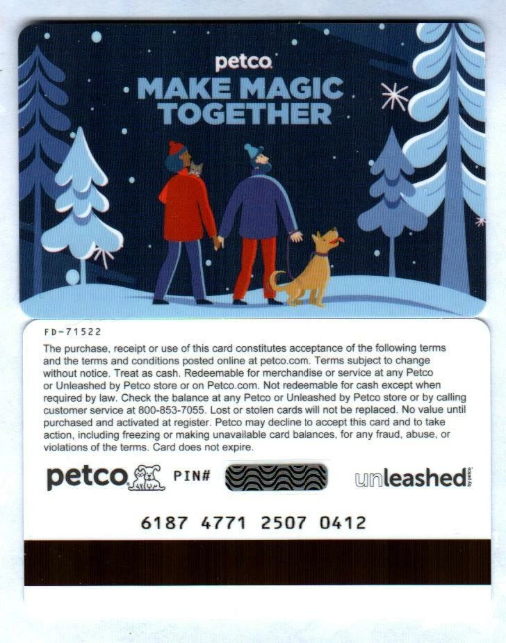 PETCO Make Magic Together 2020 Gift Card ( $0 ) - Image 1 of 1