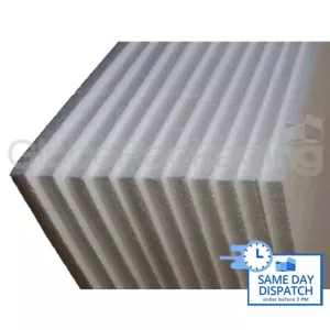 5x FOGLI IMBALLAGGIO SCHIUMA POLISTIROLO EPS 600x400x25mm - Foto 1 di 5
