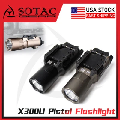 SOTAC GEAR Tactical X300 Ultra Pistol Gun Light X300U LED Light Constant/Momentary US SOTAC