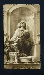 santino holy card images pieuses S.GIOVANNI APOSTOLO Con Preghiera - Picture 1 of 1