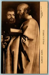Art Postcard~ Artist: Albrecht Dürer~ Paulus And Marcus - Picture 1 of 2