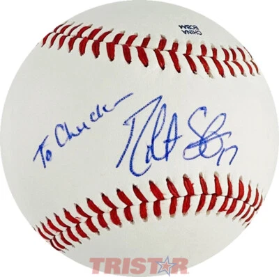 ROBERT STEPHENSON FIRMADO AUTOGRAFIADO SL BÉISBOL TRISTAR - CINCINNATI ROJOS Foto 1 de 2