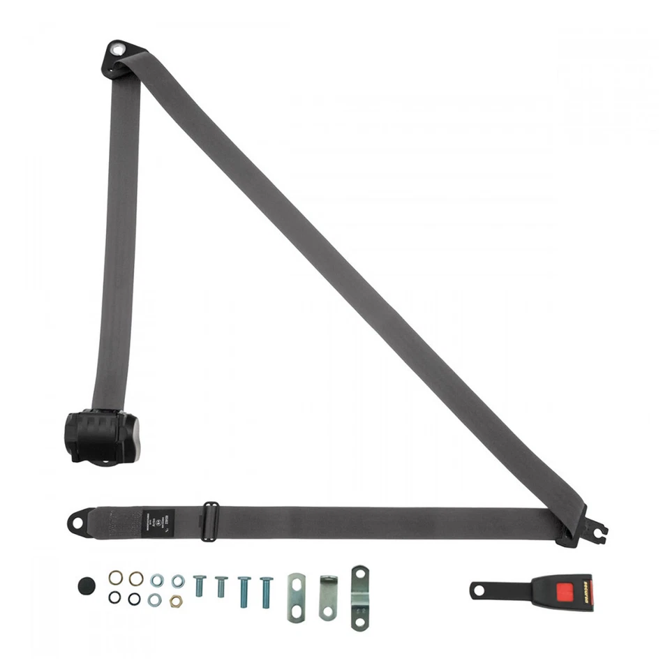 Vorne Automatik Sicherheitsgurt für Toyota Corolla Liftback 5dr 1987-1992 Grau - Bild 1 von 4