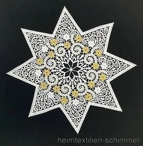 PLAUENER SPITZE ® Tischdeckchen Tischdecke Deckchen Tischdekoration Deko 38x38cm - Bild 1 von 4