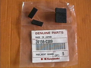 5x GENUINE KAWASAKI HEAT GUARD PAD 39156-0389 GTR1400 ZG1400 Z800 ZR800 ZX10R - Picture 1 of 1
