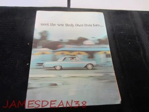 1962 FORD THE LIVELY ONES SALES BROCHURE FALCON FAIRLANE GALAXIE THUNDERBIRD - Picture 1 of 3