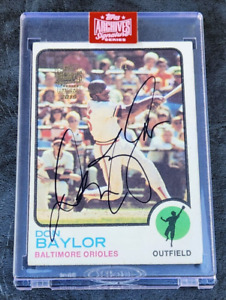 2019 TOPPS ARCHIVES SIGNATURE RETIRED DON BAYLOR AUTO #1/1 ONE-OF-ONE ~ ORIOLES