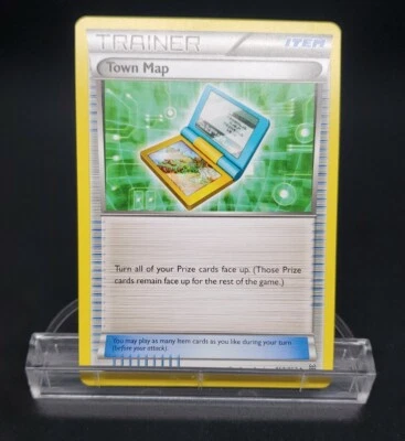Town Map 150/162 Uncommon Pokemon Card XY Breakthrough - NM GLC  - Image 1 of 2