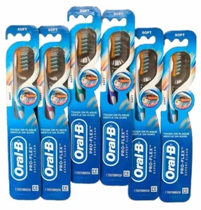 12 Pack Oral-B Pro-Flex Expert Clean SOFT Bristle Toothbrush 38 Sft - Picture 1 of 7