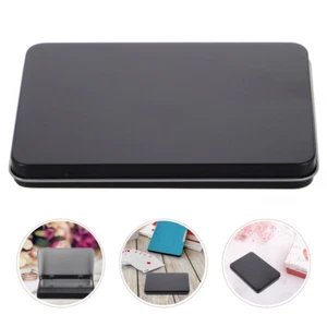Game Card Iron Box Storage Case Greeting Holder Container Candies Jewelry - Picture 1 of 12