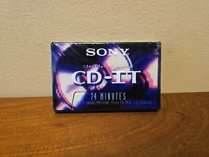 Sony CD-IT High Bias Type II Audio Cassette NEW SEALED - 74 Minutes - Picture 1 of 9