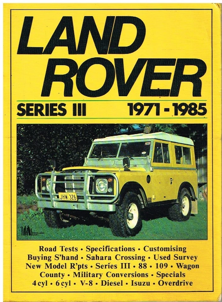 LAND ROVER SERIES 3 2.25 2.6 3.5 PETROL 2.25 DIESEL '83-89 PERIOD ROADTESTS BOOK - Image 1 of 1