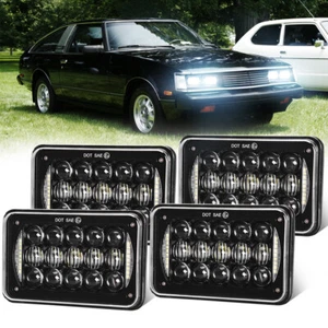 DOT Approved 4PCS 4x6" LED Headlights Hi-Lo Beam DRL For Toyota Celica 1979-1981 - Picture 1 of 12