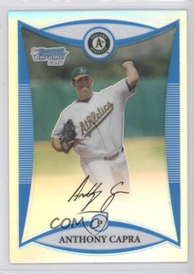 2008 Bowman Draft Prospects Chrome Refractor Anthony Capra #BDPP56