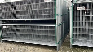 Bauzaun Halbhoch 345x120cm | Mobilzaun | 40m | 12 Elemente | Neu - Bild 1 von 7