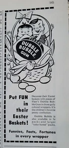 Cestas de Pascua Dubble Bubble 1953 anuncio vintage - Imagen 1 de 1