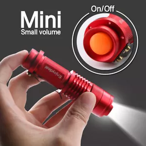 Linterna roja portátil mini LED 1200 lúmenes con zoom AA/14500 - Imagen 1 de 9