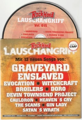 ✪ ROCK HARD LAUSCHANGRIFF #15/2012 METAL-MAGAZIN CD-SAMPLER NEUW. TOP NM-VG+ - Bild 1 von 3