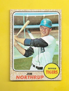 1968 Topps Jim Northrup #78 Detroit Tigers VG/EX FREE SHIPPING