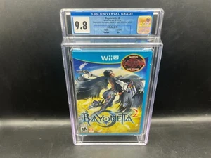 1st Print Bayonetta 2 w/1 Included Wii U CGC 9.8 A+ FACTORY SEALED MINT WATA VGA - Picture 1 of 6