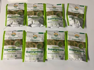 Neu 8 Packungen Amazing Grass Bio Supergreens Pulver 5,29 Oz. - Bild 1 von 6