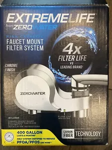 ZeroWater Extreme Life High Capacity Faucet Mount Water Filter 400 Gallon Home - Picture 1 of 9