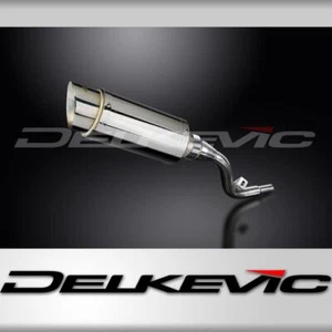SUZUKI DR125 SM 2005-2014 200mm ROUND STAINLESS SILENCER EXHAUST KIT - Picture 1 of 3