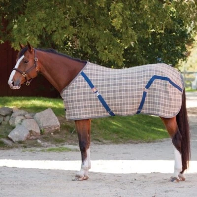 NEW Baker 5/A Curvon heavy cotton stable blanket 70" - Image 1 of 2