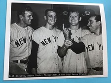 New York Yankees Mickey Mantle, Roger Maris, Yogi Berra 8x10 Press Photo Print
