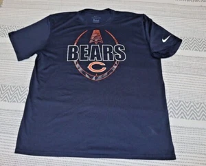 Nike Dri-Fit NFL Team Apparel Chicago Bears Logo Navy Shirt Gr. XL Football EUC - Bild 1 von 6