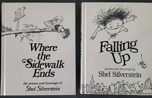 FALLING UP & WHERE THE SIDEWALK ENDS HARDCOVER BÜCHER Gedichte SHEL SILVERSTEIN 1996 - Bild 1 von 5