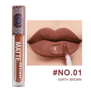 "Matte Waterproof Liquid Lipstick – Long Lasting Velvet Lip Tint, 6 Colors, Boho - Picture 1 of 23