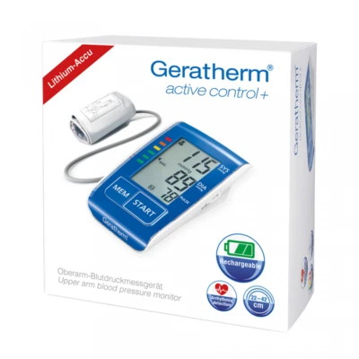 Blood Pressure Monitor Geratherm Active Control+ Rechargeable WHO Memory USB